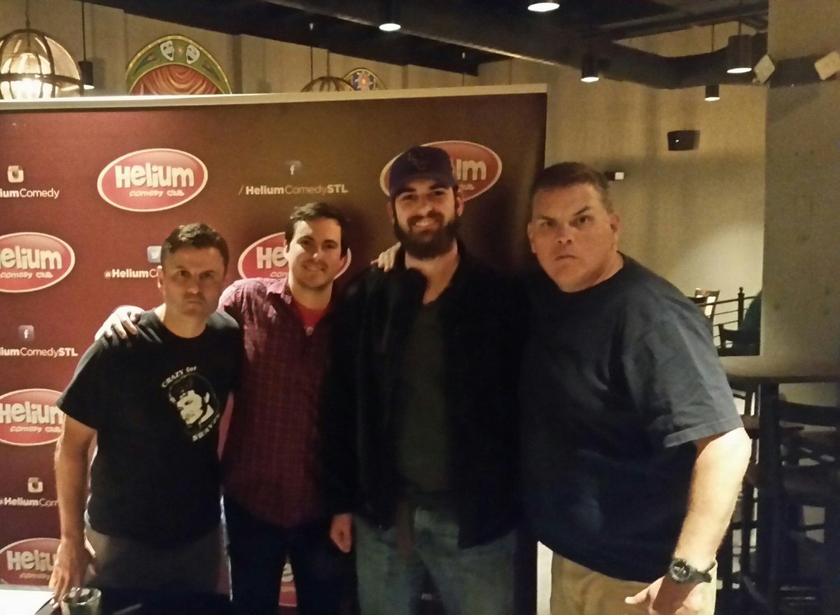 LAbornTXraised's tweet photo. Saw these two hilarious guys last night at #heliumstl. My face hurt from laughing so hard. https://t.co/pEmk1w9Ypv