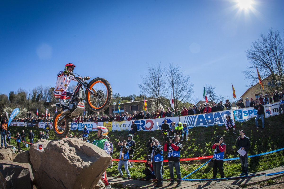 Runner-up spot with a flavour of victory for Toni Bou in season opener -> press release -> trial.hondaracingcorporation.com/report/gp-cata…