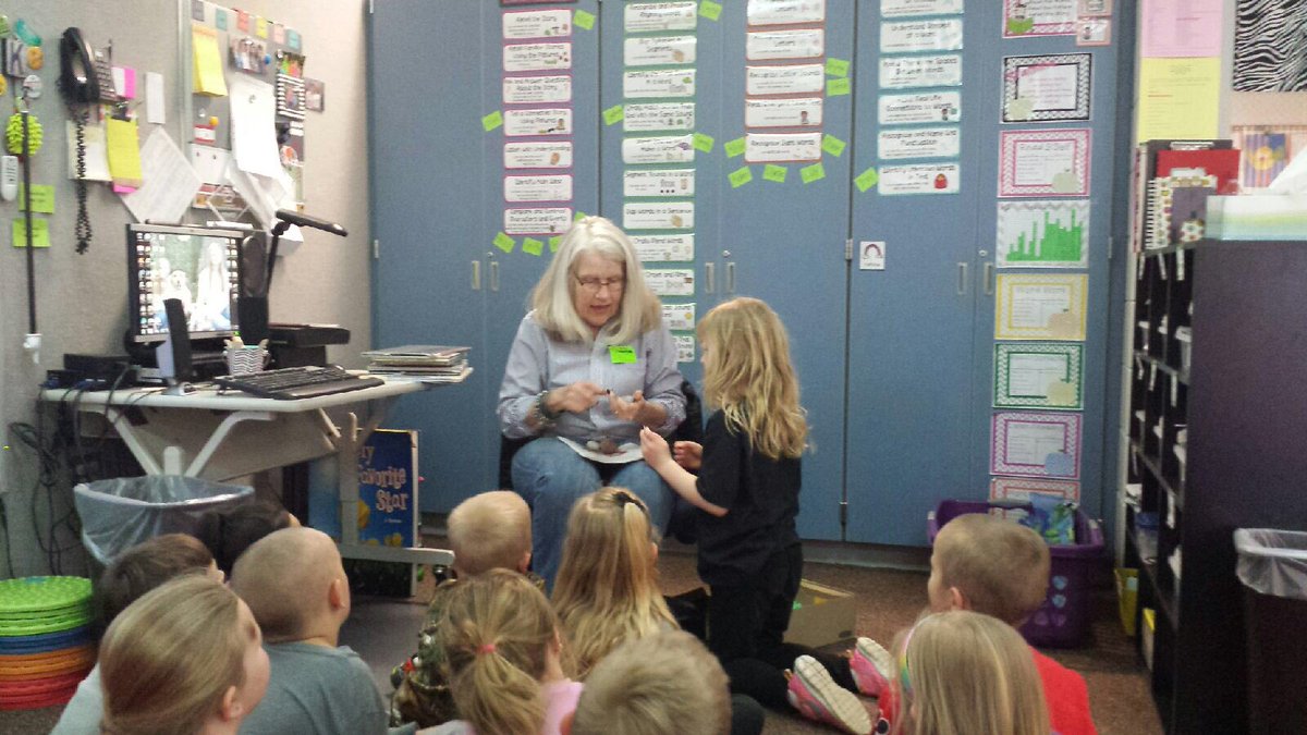 LinzkMrs's tweet image. We ❤️having guest readers!!! A huge thank you to Becca&apos;s Grandma for taking time to read to us!!@CSEROCORI #cse2028