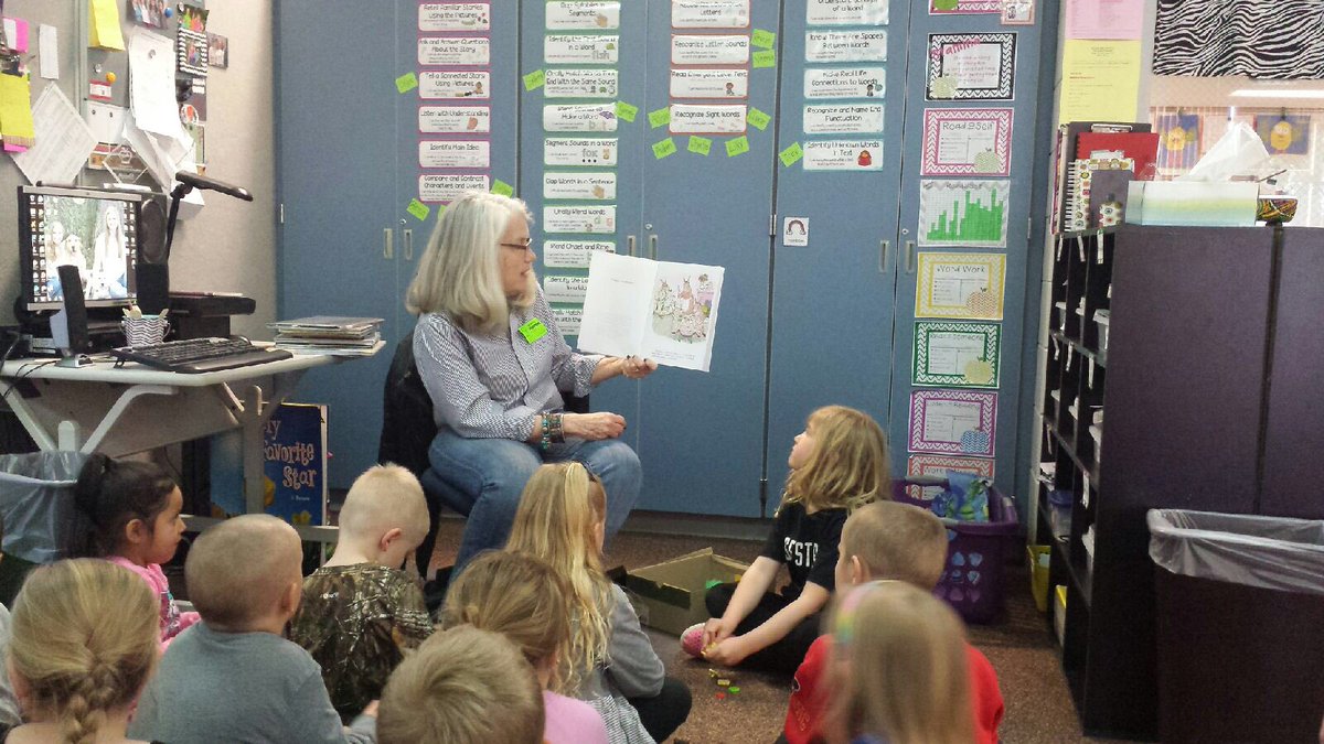 LinzkMrs's tweet image. We ❤️having guest readers!!! A huge thank you to Becca&apos;s Grandma for taking time to read to us!!@CSEROCORI #cse2028