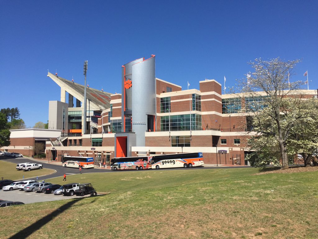 aezaffuto's tweet image. Beautiful day to watch some @ClemsonFB.  I love this place!  #SpringGame2016