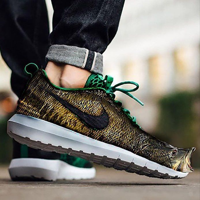 nike bass fish sneakers