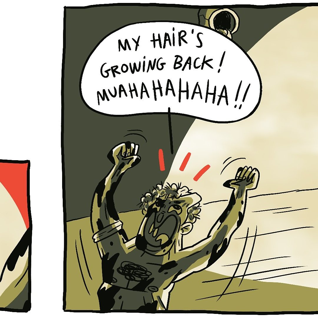 haircomic's tweet photo. New 3 images to continue the story..! https://t.co/yL7sv3V1ZK https://t.co/T38Qe98p3R