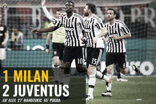 FT: #MilanJuve 1-2. Mengejar ketertinggalan dan kemudian meraih tiga poin penting! #FinoAllaFine #FORZAJUVE