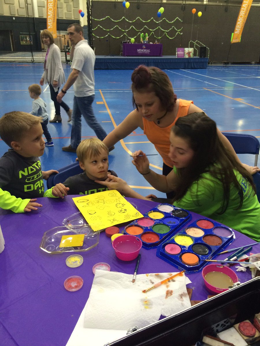 Come get your face painted and have all kinds of fun at the <a href="/ND_Dance_A_Thon/">ND Dance-A-Thon</a> in the JACC! Come on over!