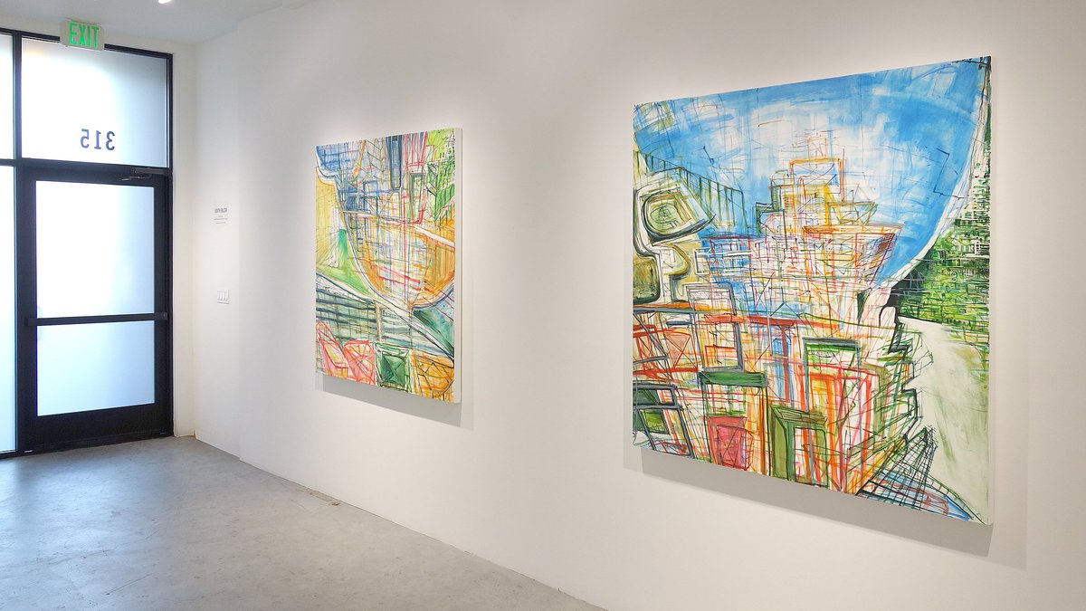 Last day to see Judith Belzer's #exhibition #paintings #contemporaryart