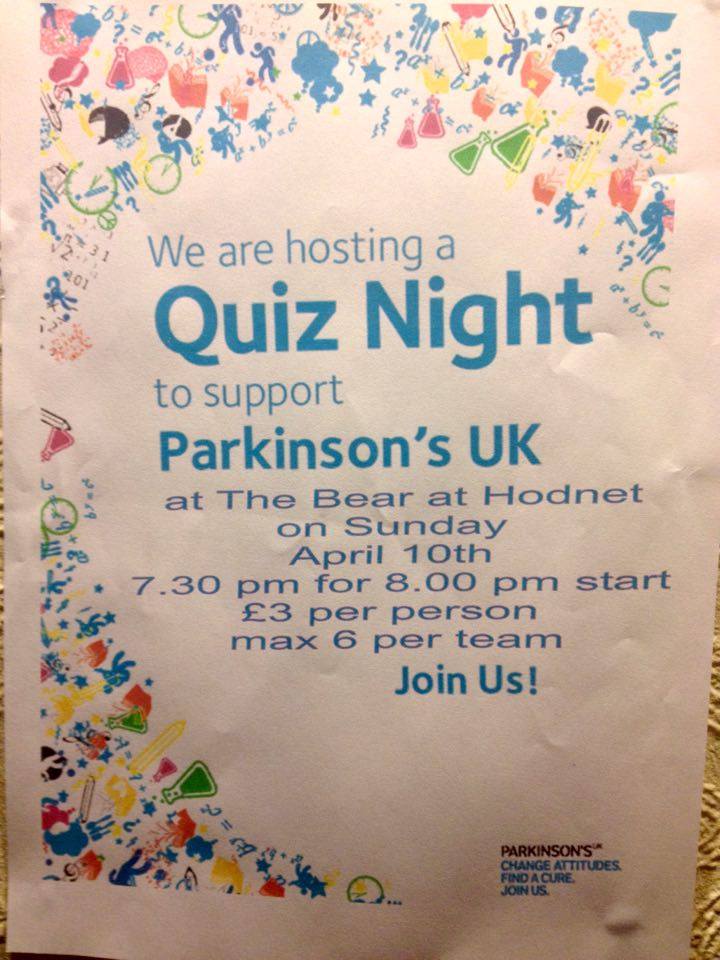 Quiz Night Tomorrow <a href="/ParkinsonsUK/">Parkinson's UK</a> #CharityQuiz #LocalPubQuiz #SupportingaGoodCause #ShropshireQuiz