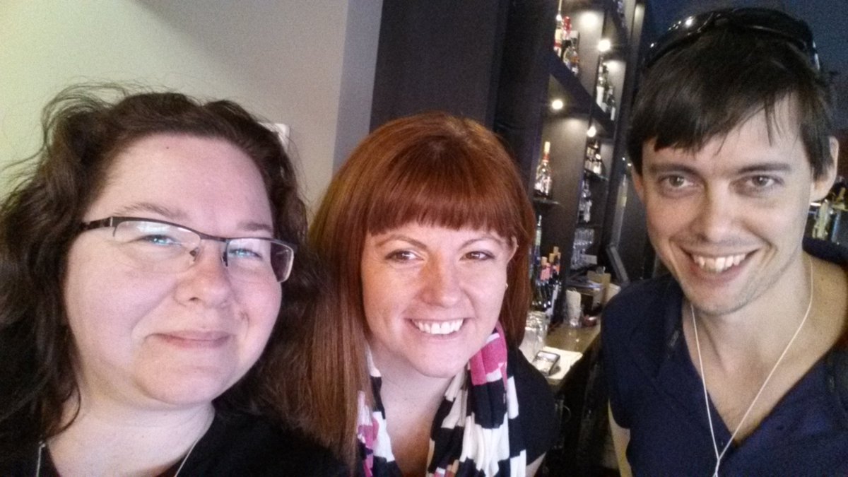 DishntheKitchen's tweet photo. Selfie with @foodieforsure  @BlockYYC #culinairehunt #teamnastybits https://t.co/upqUSUchUz