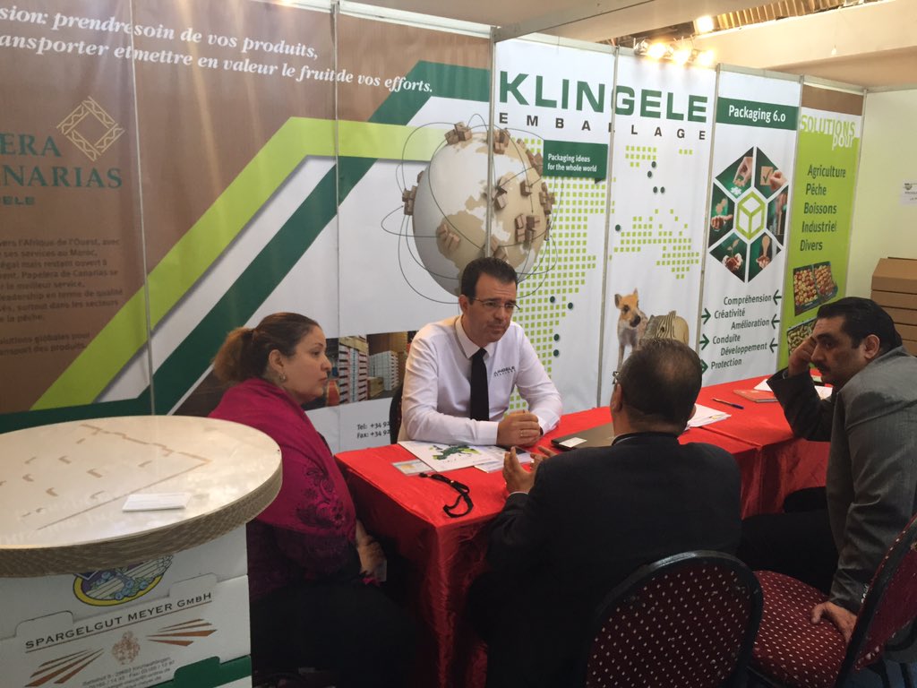 guillermoboue's tweet photo. Salón Internacional de la Alimentación y el Embalaje en Dakar, nos presentamos con nuestra nueva imagen @KLINGELE https://t.co/ulMqNG8J5u