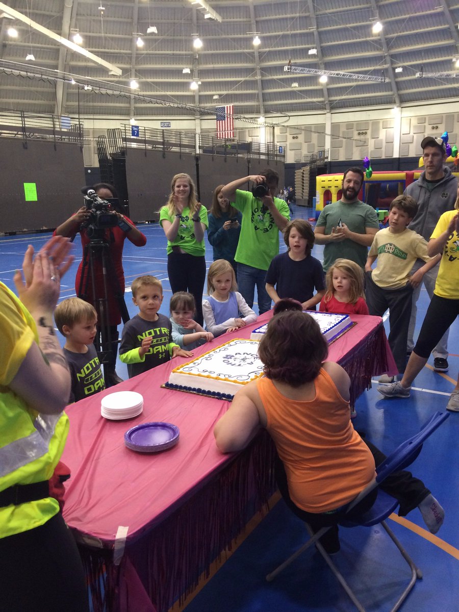We got cake! Stop on by the <a href="/ND_Dance_A_Thon/">ND Dance-A-Thon</a> at the JACC until midnight to have a blast and support a great cause!