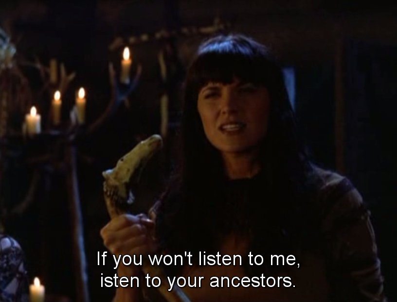 XenaWatch's tweet photo. I wish Yakut would reveal the truth of this ep to me.  #XenaWatch https://t.co/qG3sAeoVyD