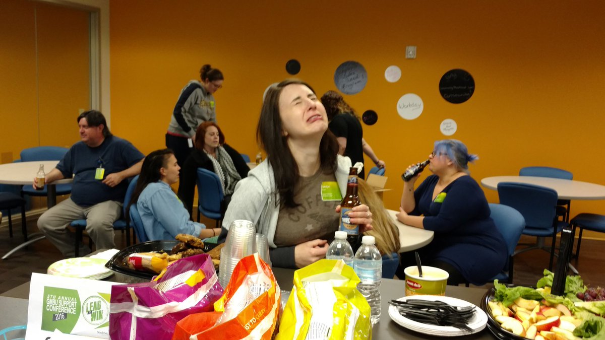 doty_angela's tweet photo. #bbcscon. Don't cry Carolyn. BBCSCON will be back next year. https://t.co/Zr9NzSdbhW