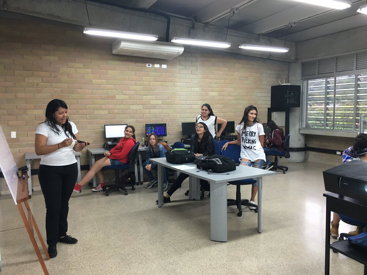 pyladiesmed's tweet photo. Very excited about how fast these girls learn in the third class!!! @pyladies #python https://t.co/sShWMGPZ3N