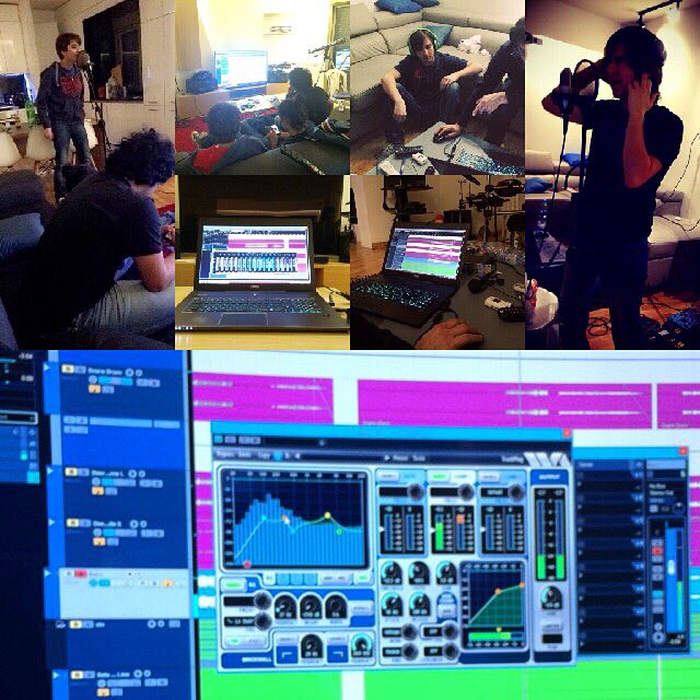 violentpeaceofl's tweet photo. Mixing and editing #violenpeaceband #violentpeaceep https://t.co/nze8LWJqjc