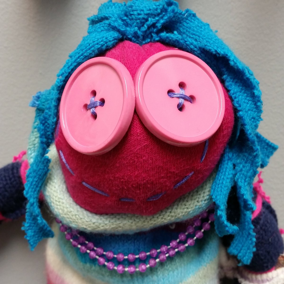 DedhamGuild's tweet photo. Rali Dolly by Rally Weaver #dedhamguild #doll #recycled https://t.co/aPkRNssrgK