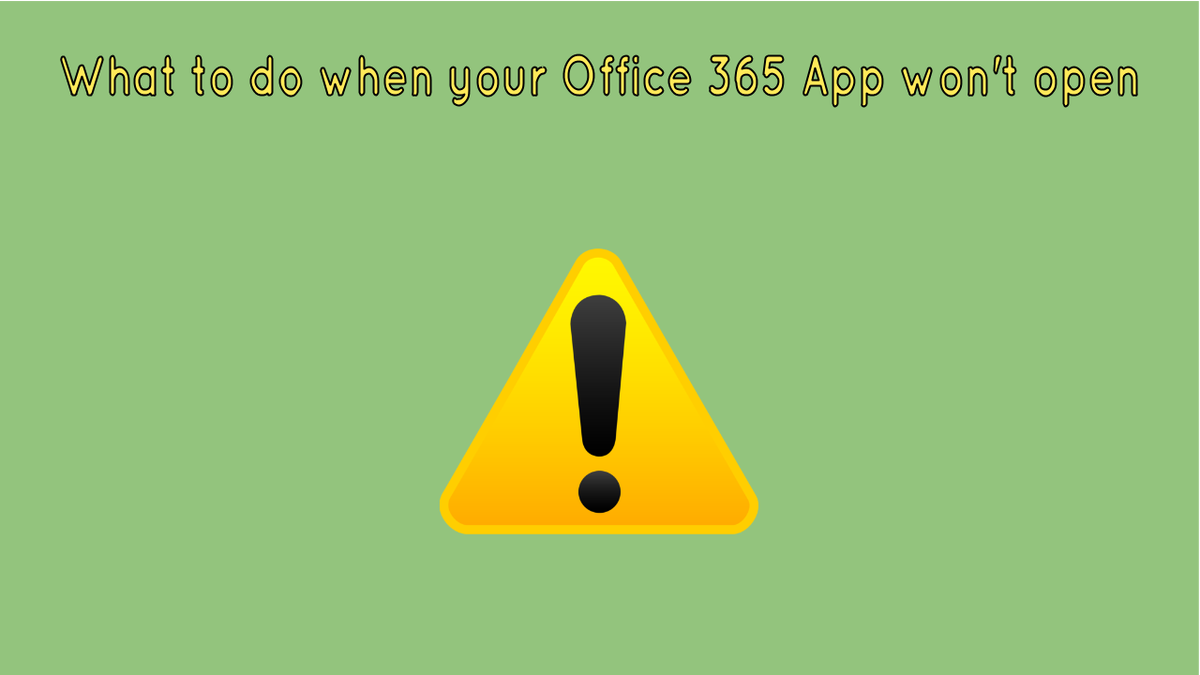 Oh no! Here is what you need to do when Office 365 won't open.
bit.ly/1MkPGy2