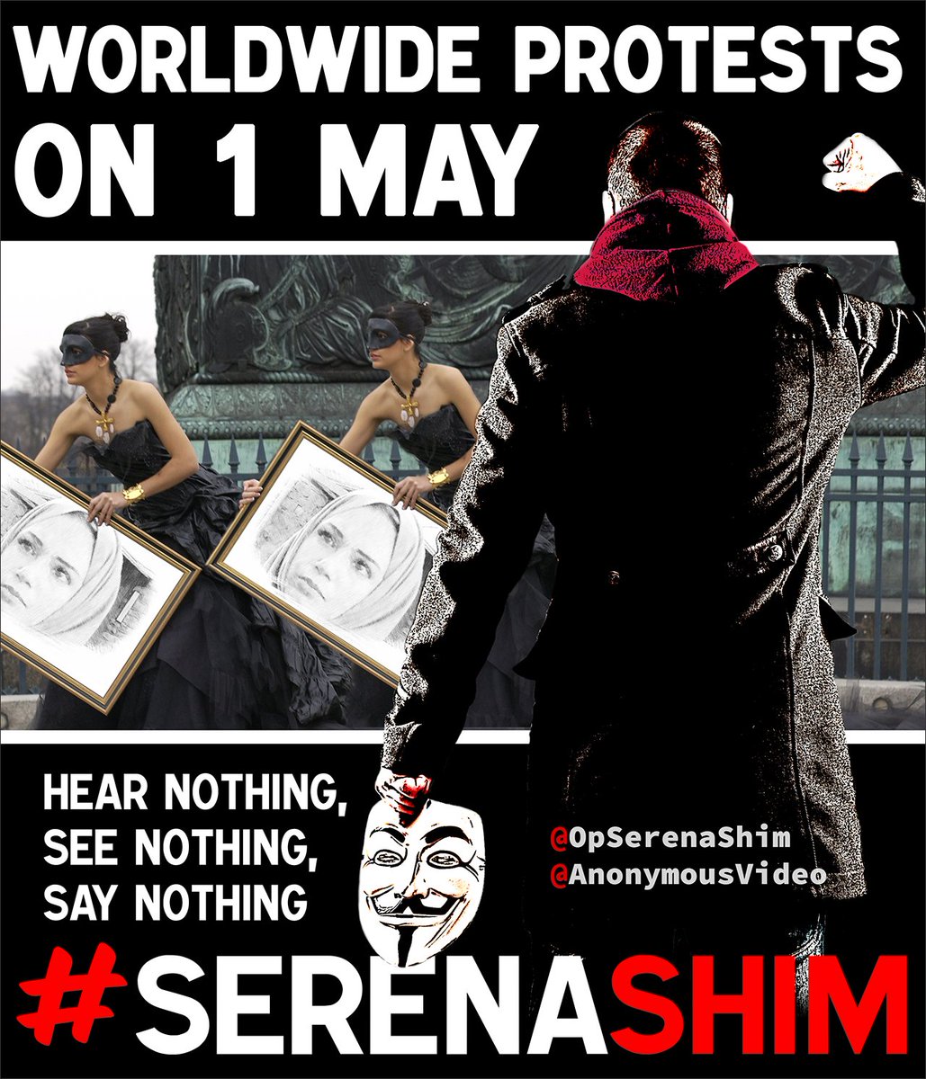 AnonymousVideo's tweet image. ►#Justice4Serena #OpSerenaShim ►Worldwide Protests on 1 May anonymousvideo.eu/anon-uk-radio-… #Anonymous #SerenaShim