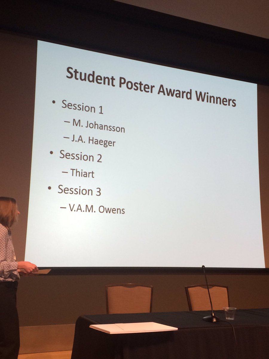 TheISRII's tweet photo. #ISRII8 Student Poster Awards! Presented by @TonyaPalermo https://t.co/zN25hCjIXc