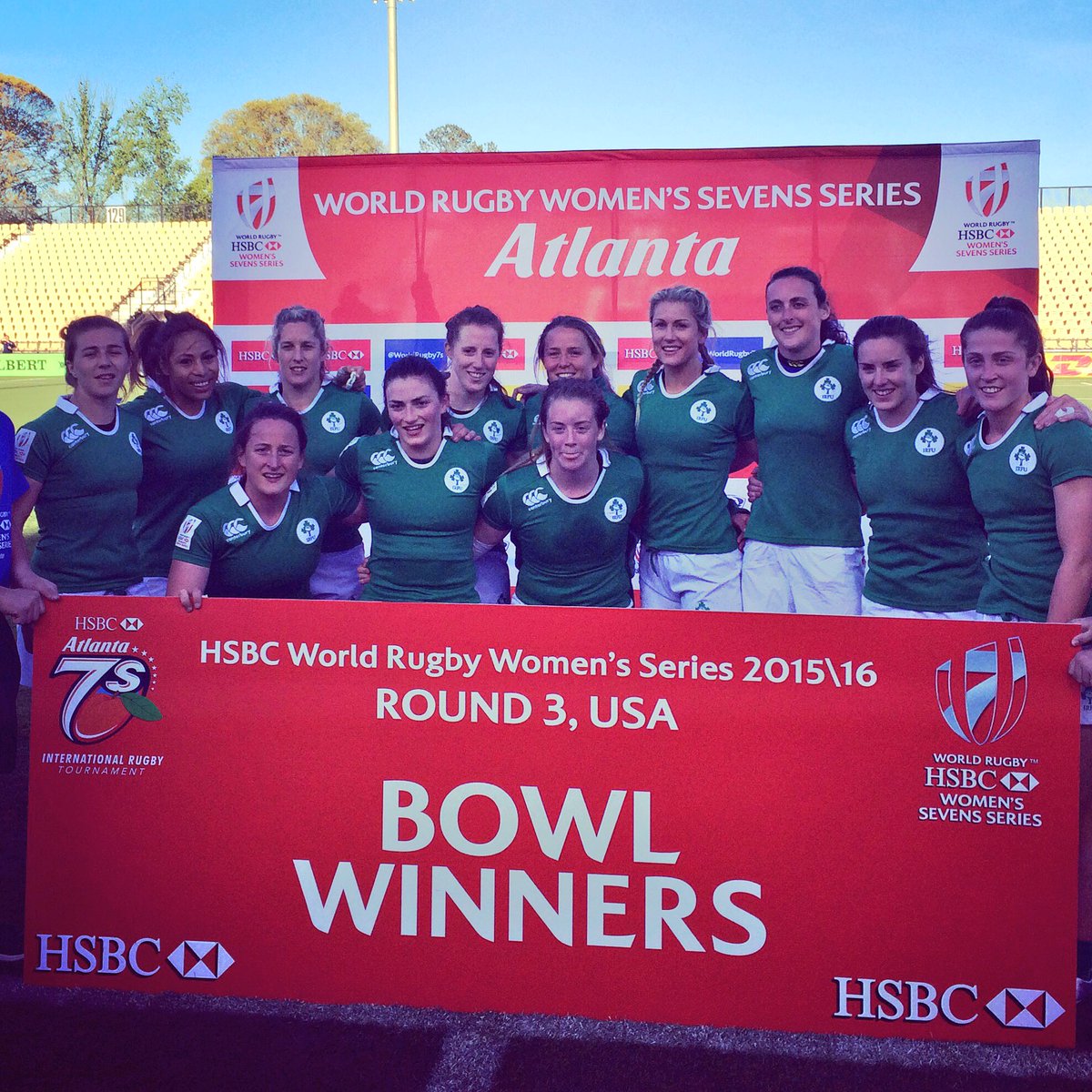 SVNSSeries's tweet photo. Your #Atlanta7s Bowl Winners...IRELAND! https://t.co/vcZSK9K4D5