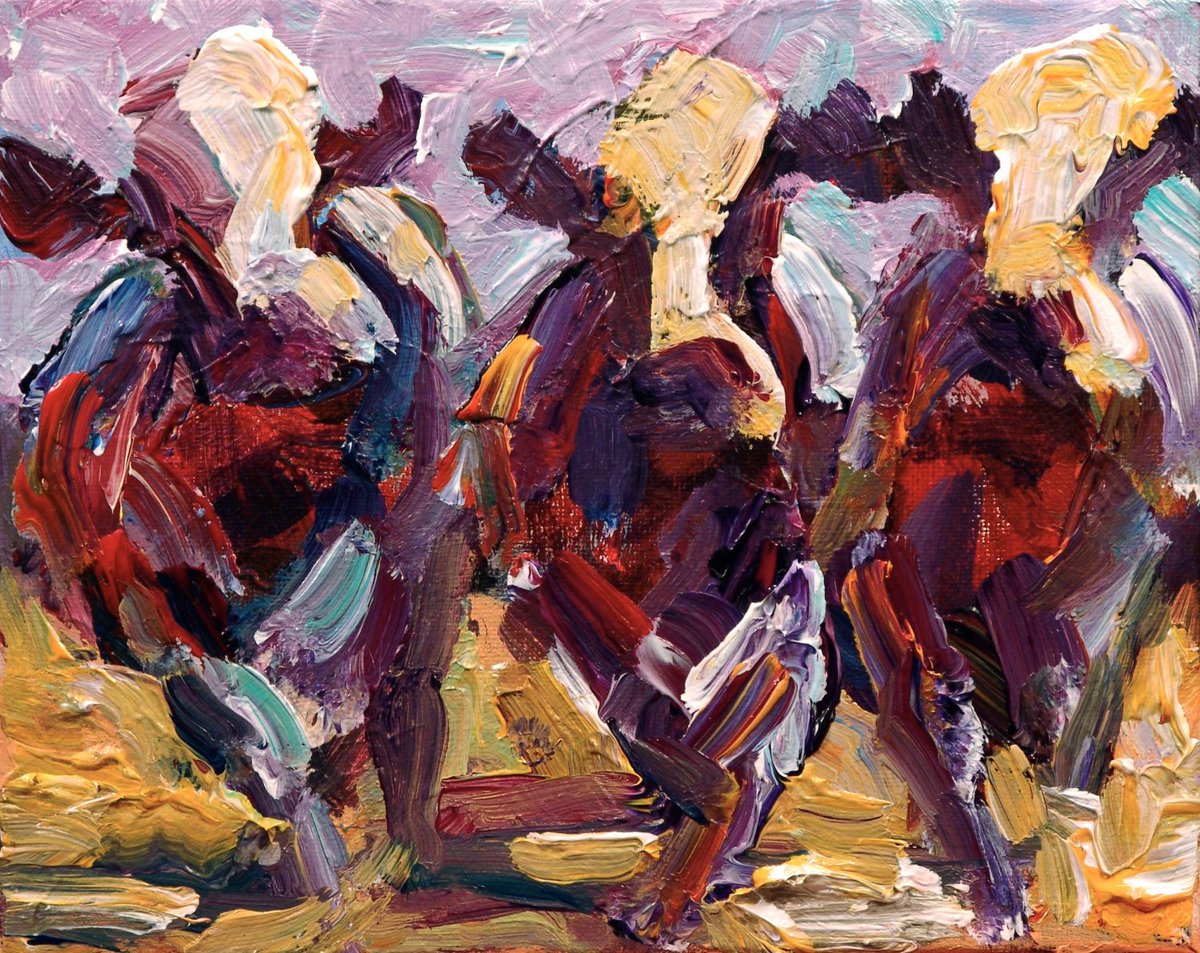 VermontPainter's tweet photo. Cow Painting Landscape Painting with Cows Original Art Vermont Art… https://t.co/wocJj0YaB6 #SamRaines #ColorfulCows https://t.co/XSQQcDraqN