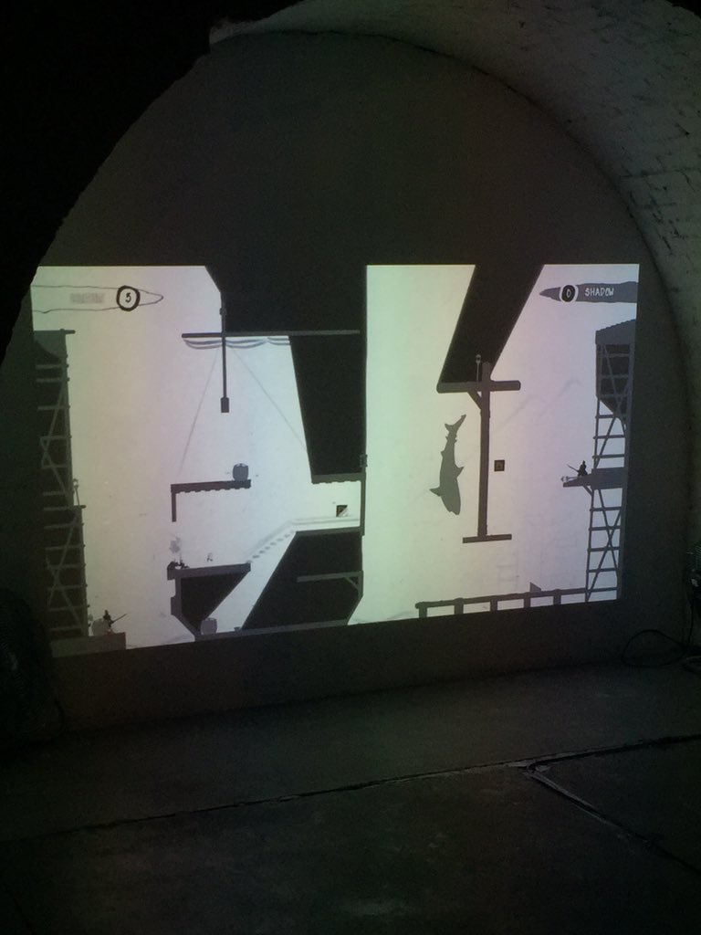 gamejolt's tweet photo. Light vs Shadow in Black &amp; White by @BushidoGame #Superwarehouse #rezzed2016 https://t.co/2jeLM6J2z9