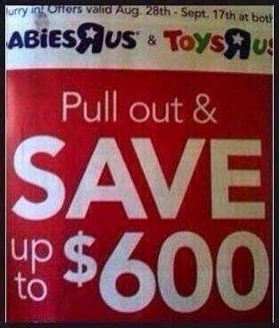 CauseWereGuys's tweet photo. Wise words from Toys R Us https://t.co/Zs3wkS2G3y