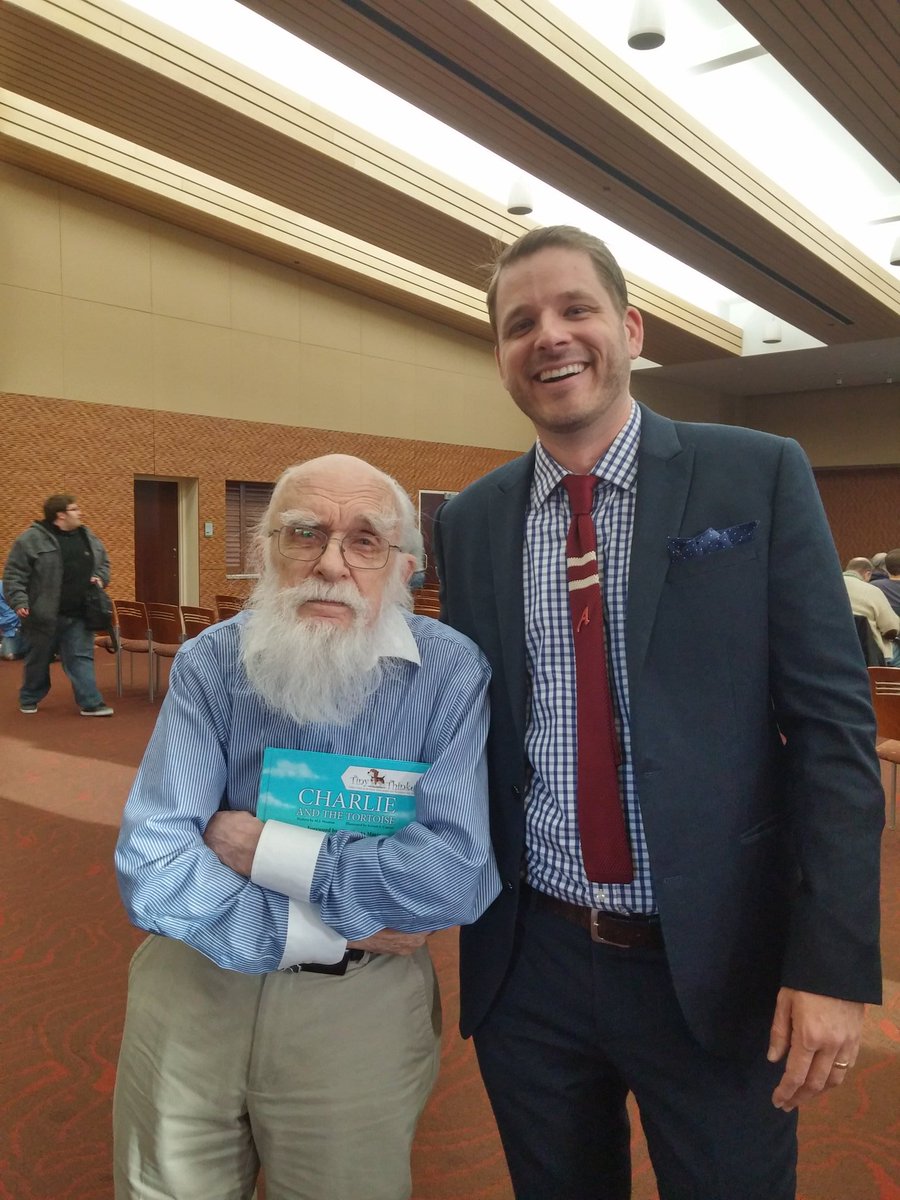 AndrewLSeidel's tweet photo. Just opened #FTF5 for the Amazing Randi. That's going on the résumé. https://t.co/kcpl64HOdS