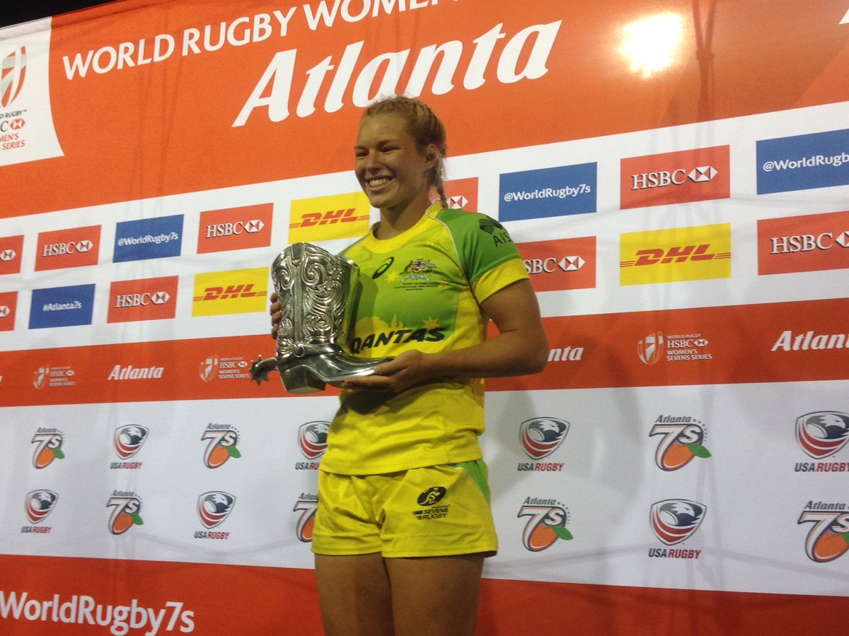 .<a href="/Aussie7s/">Australia Sevens</a>' <a href="/emmatonegato/">Emma Tonegato</a> was unstoable all weekend on he way to winning #Atlanta7s Player of the Tournament!