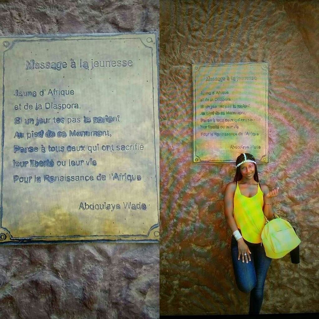 NgambeTv's tweet photo. Message à la jeunesse
#FSTrip #FSSenegal #africa #afrique #Senegal #dakar #dkr #monument #young #message #blackhis… https://t.co/MWaECHQfrA
