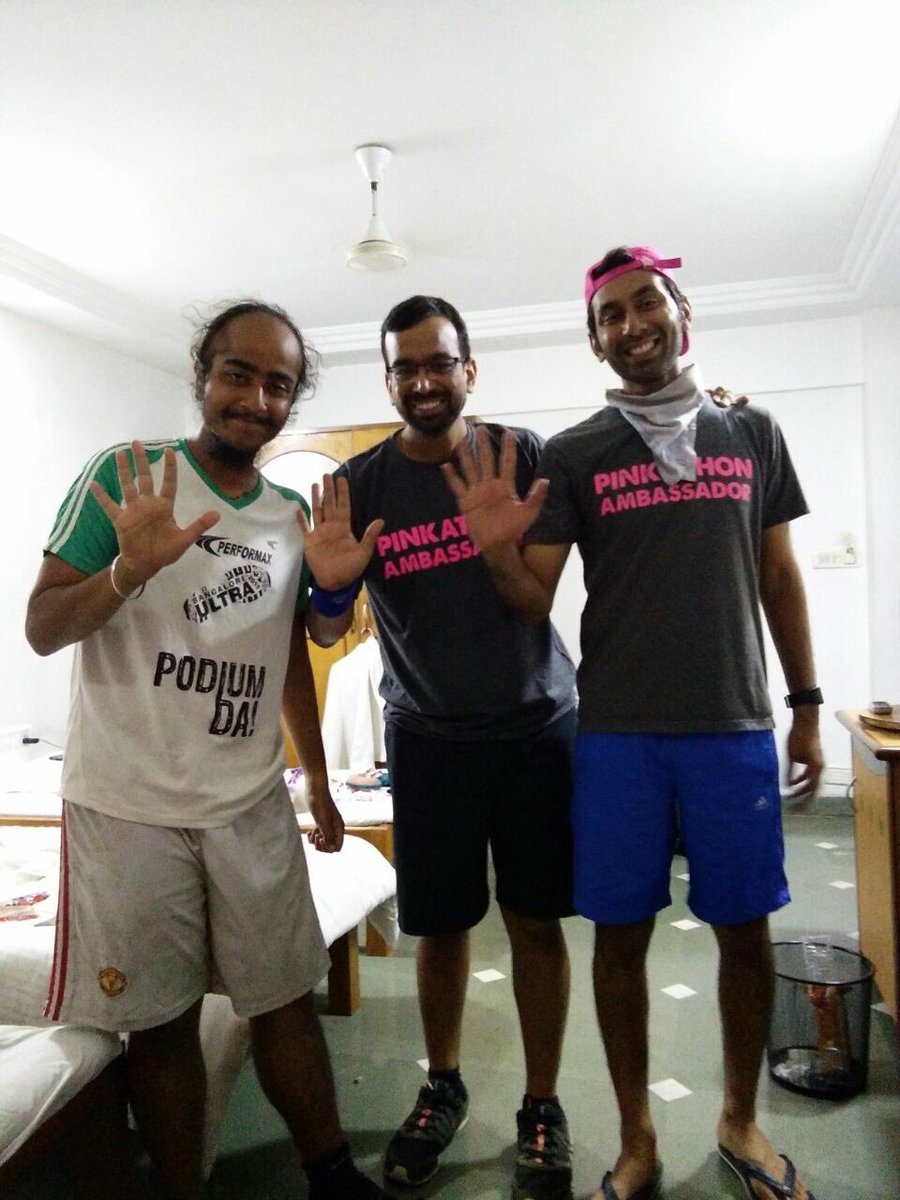 swati_mukund's tweet photo. @milindrunning @Pinkathon10K #day 5 of the #avoisgulabi begins. #gogoago #allthway https://t.co/czzL1WRu1T