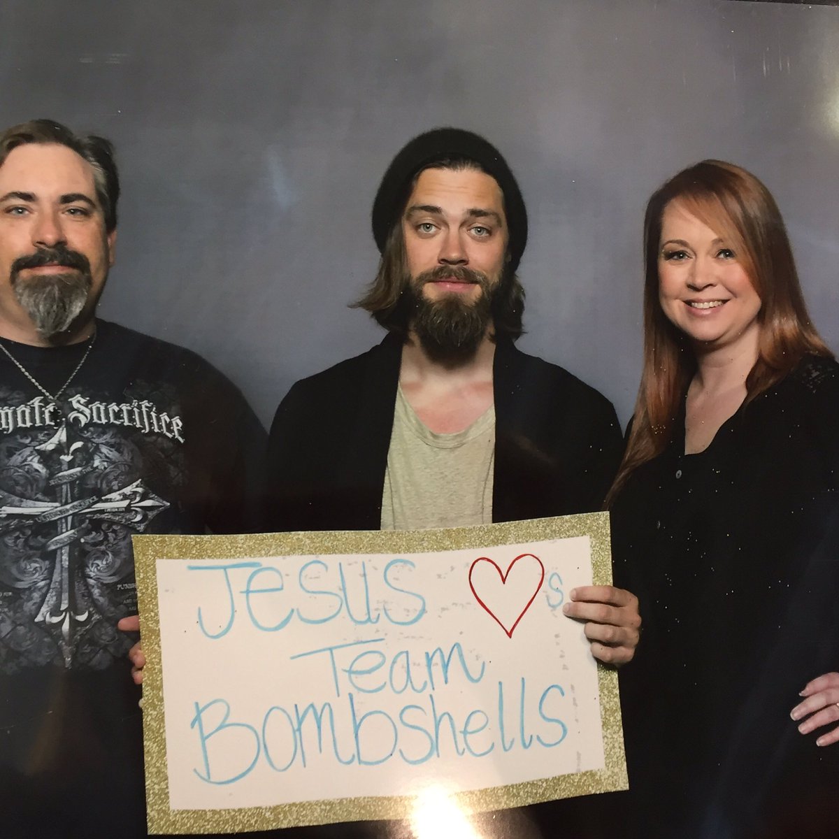 bombshellstn's tweet photo. That time you met @thetpayne aka Jesus from #TheWalkingDead and he lβ€οΈves #TeamBombshells #clarksville #twd #jesus https://t.co/LtgJiOSlvS