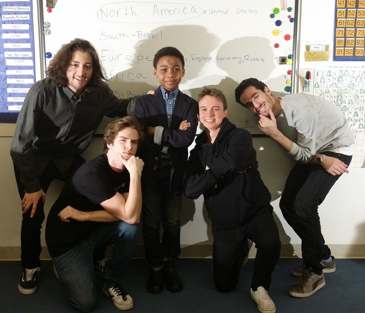 DanielGFC647's tweet photo. Amazing crew from Color Labs Creative and NYU. Thx 4 choosing me. #stickyquotes commercial. #kidactors #childactors https://t.co/pMeynRD69H