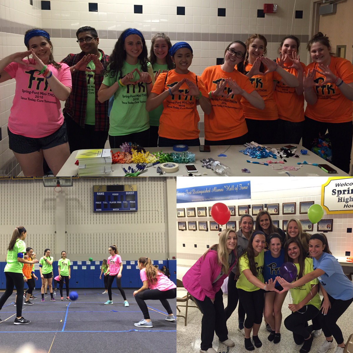SpringFordASD's tweet photo. Mini-THON Spring-Ford style. #SpringFordProud #MiniTHON #FTK @SFAHSMiniTHON https://t.co/OzCcduuYdC