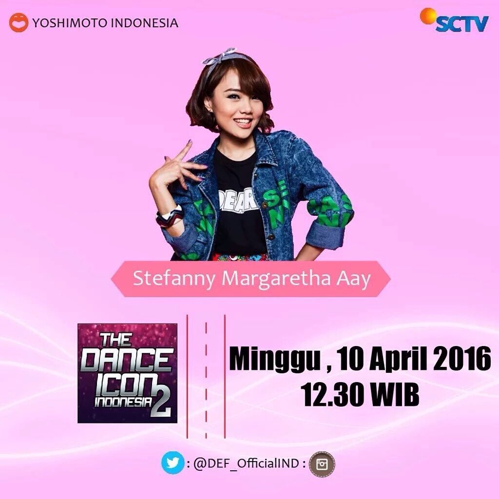 Steffy_ai's tweet photo. Hari ini Steffy @ABC_Yoshimoto di The Dance Icon 2 @SCTV_  #SteffyAtDanceIconId https://t.co/l2etxPiBfX