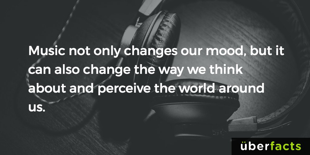 UberFacts's tweet photo. Music is powerful. https://t.co/nZ8woK53rz