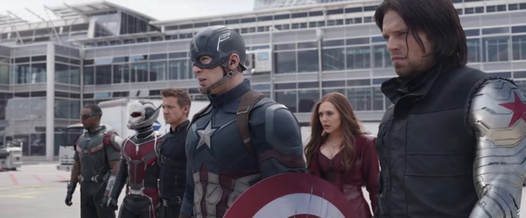 Clint___Barton's tweet photo. Team Captain America https://t.co/udN3KHTqJG
