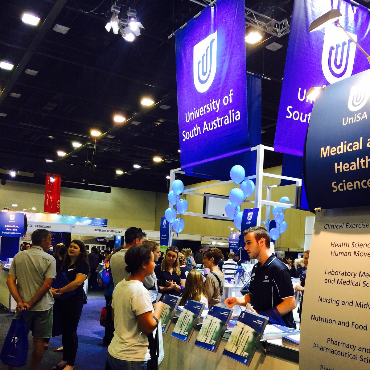 CareersEvents's tweet photo. RT @UniversitySA: Visit @UniversitySA at the #TSCEA today and tomorrow @AdelaideCC #future #studynow #tscea https://t.co/VwiVXEx62J