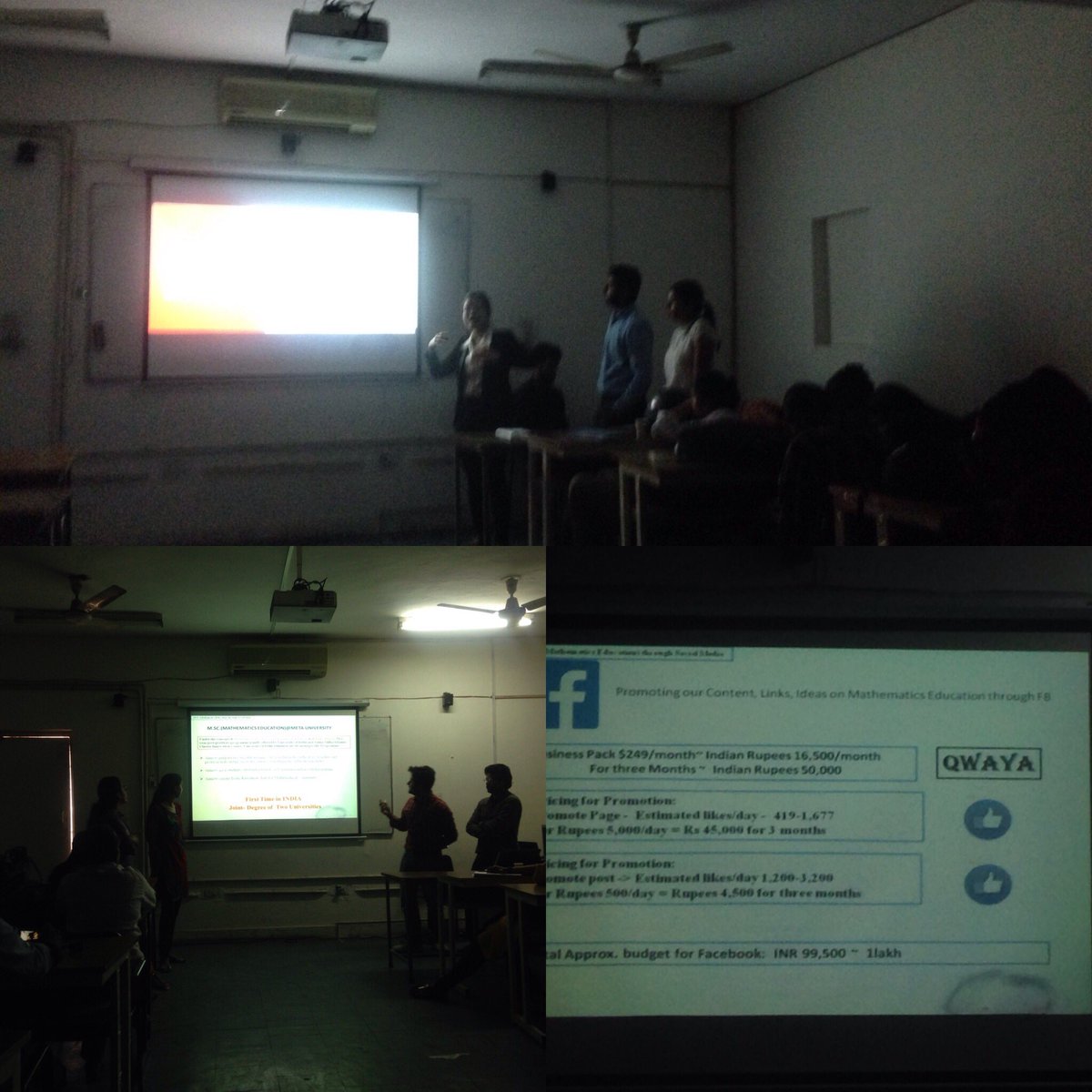 nitinSPEAKs's tweet photo. Judging the #SocialMedia pitches for #CSR &amp; #development issues of @DevCommMCRC students. Great work. https://t.co/vrFBsbNjyE