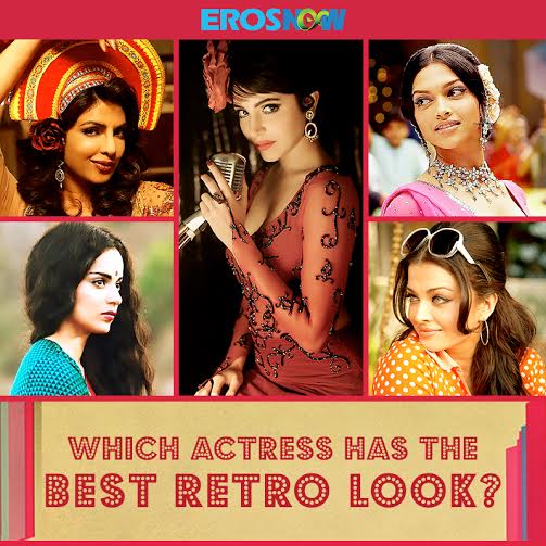 ErosUniverse_'s tweet photo. Retro looks never go out of style &amp; these celebrities are proving it right. Let's see who looks the best!  #ErosNow https://t.co/ZxNx4jZKfU