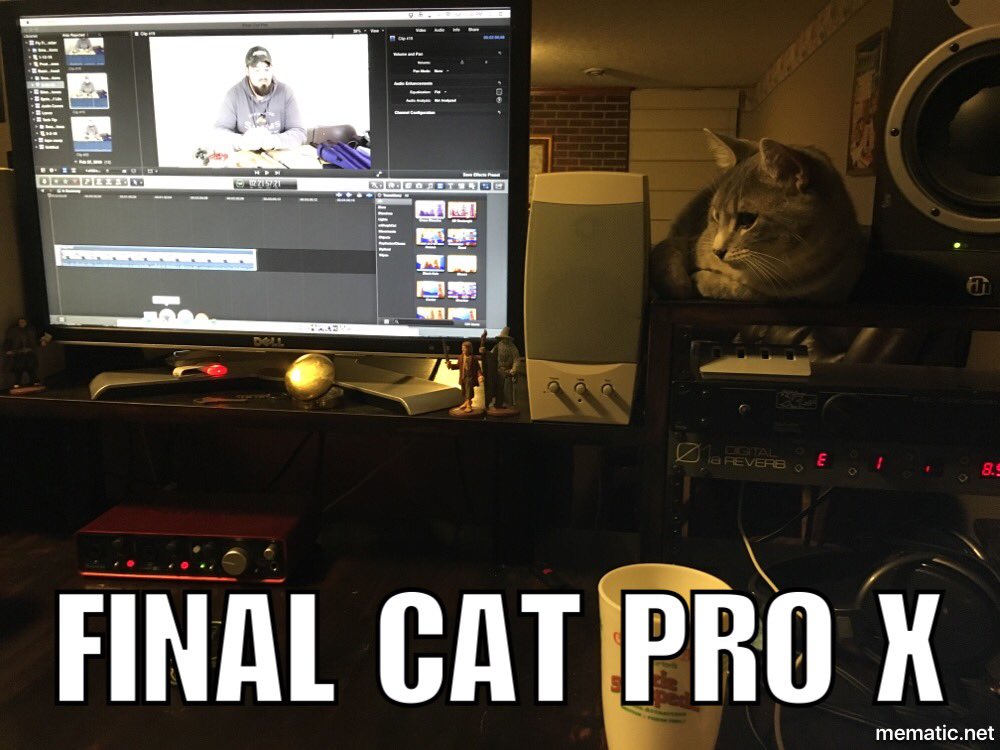 GCSMatt's tweet photo. Editing video for @Flyfshinginsidr from home tonight. #finalcut #finalcatpro #video #videoediting https://t.co/DpeCgQ3bQZ