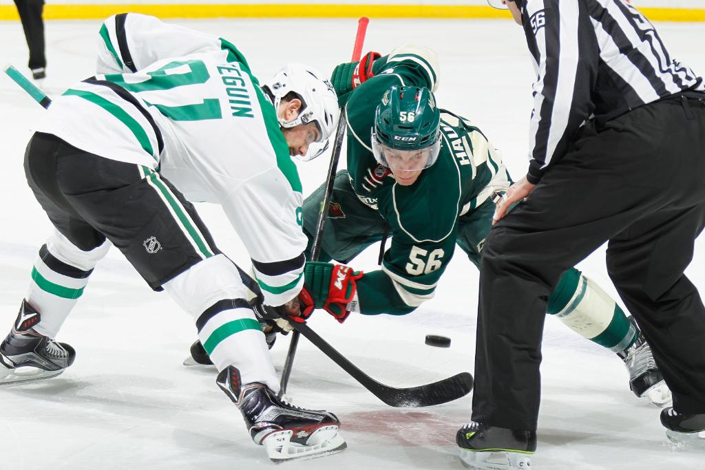 NHL's tweet image. First Round matchup: @DallasStars will face @mnwild. #StanleyCup