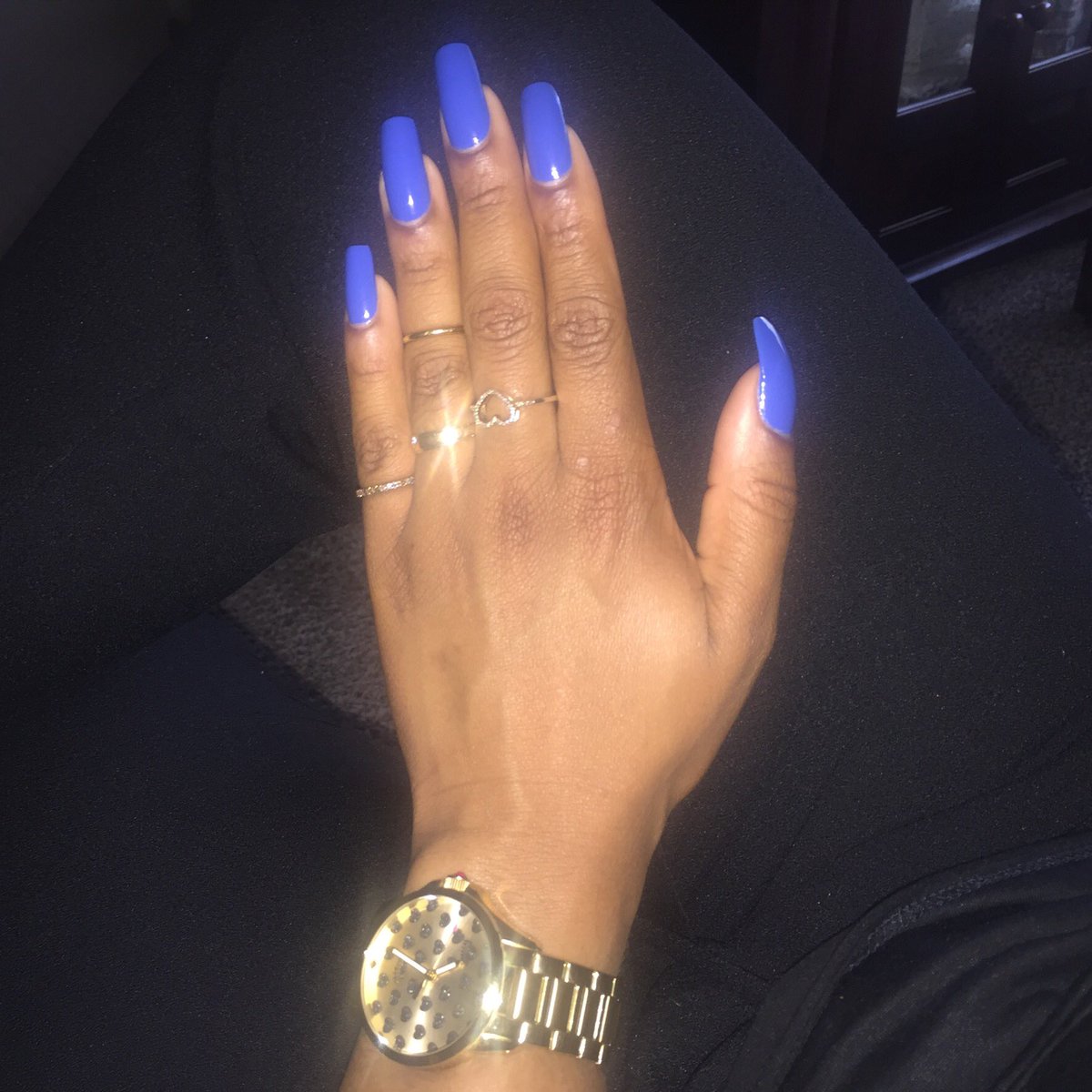 missscharity_'s tweet photo. Still adoring My Pal Joey from @opi_products Hello Kitty Collection 💙💙 #OPI #hellokitty #hellokittybyopi #notd https://t.co/sQq96DCQCC