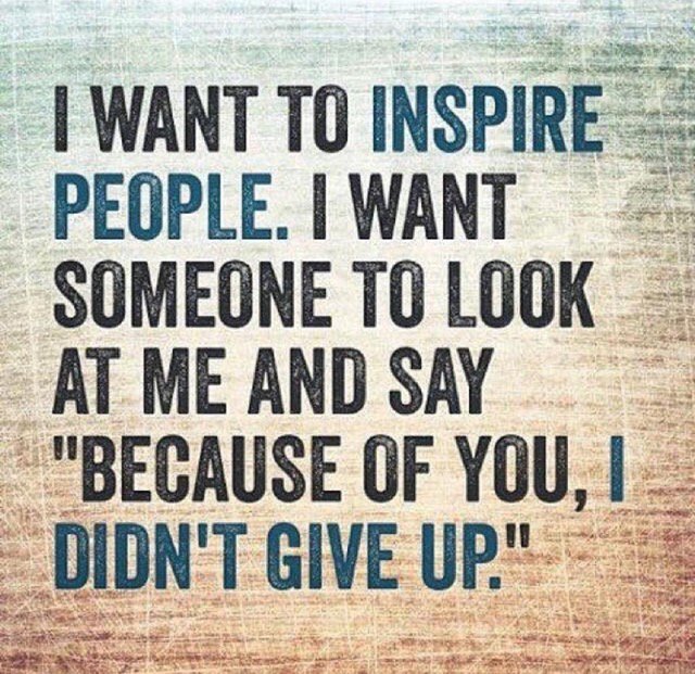 raehanbobby's tweet image. "I want to inspire people. I want someone to look at me and say "Because of you, I didn't..."
#leadership #quotes