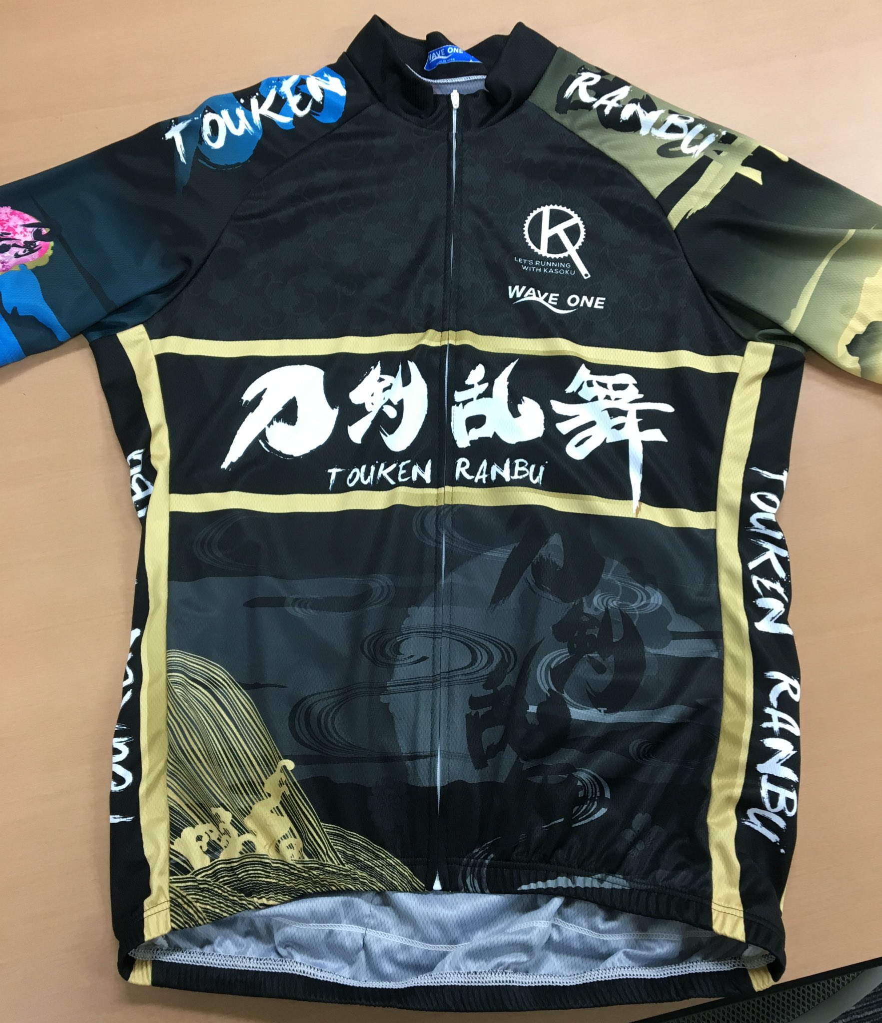 刀剣乱舞　こんのすけver サイクルジャージ　size S 刀剣乱舞 -ONLINE-」サイクルウェアシリーズ再販受注（2016/6