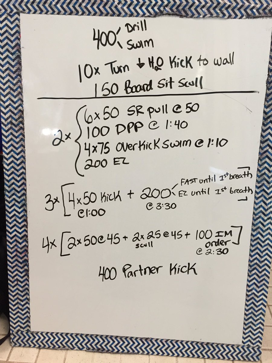 Swimming Workouts on X