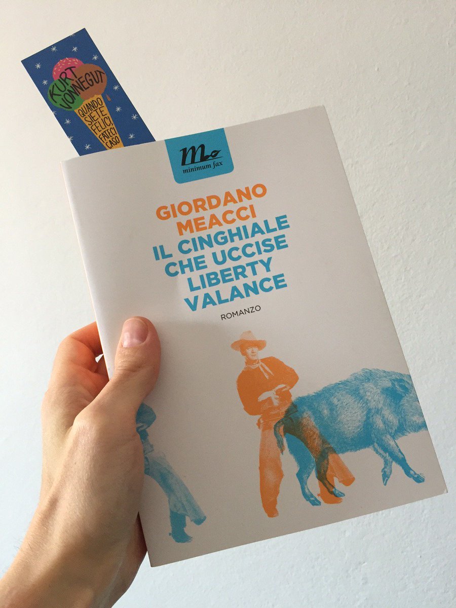 Leggereancora's tweet photo. Finalmente in lettura! Il cinghiale che uccise Liberty Valance @minimumfax #meacci https://t.co/BYXAgTO3YE https://t.co/YTLYLSmtDt