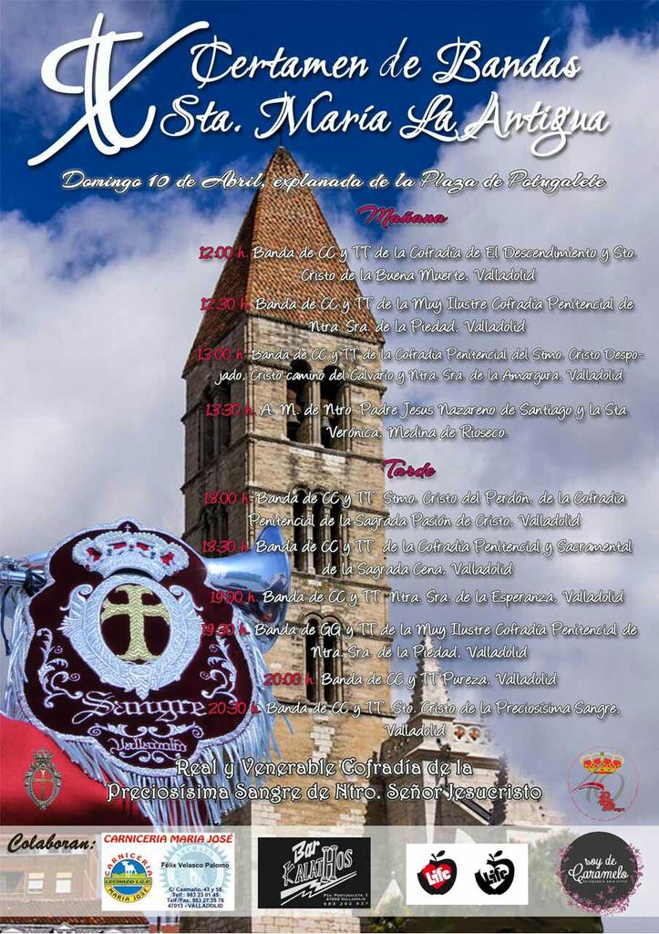 En 1h se iniciara en la Plaza de Portugalete del X Certamen de Bandas de Santa María de la Antigua: