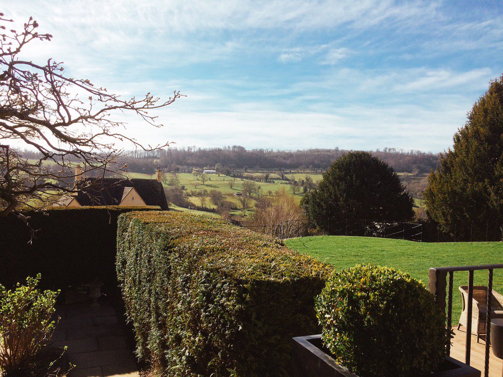 HathawayRory's tweet photo. Sunny morning at work @The_Painswick #sunnysunday #views #sladvalley #cotswolds #countryside https://t.co/lH1r94CEcF
