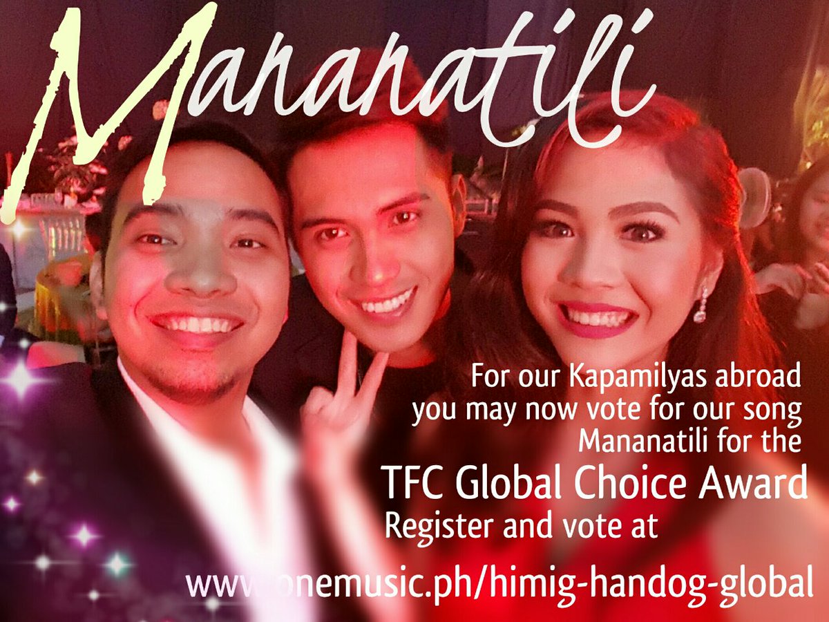 marlomortelpov's tweet image. #TeamMananatili Keep voting for us on Himig Handog Ppop Love Songs 2016! Also we're making our way up on Myx Thanks!