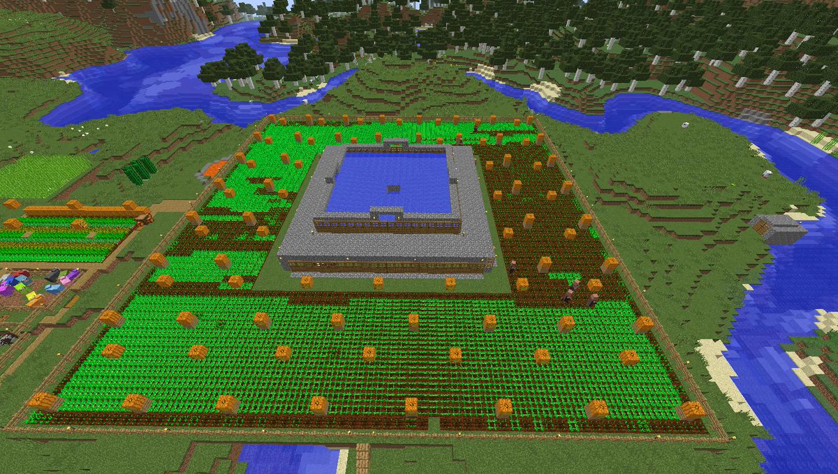 MinecraftBlog's tweet image. Check out this REALLY cool #Minecraft build! It's a zombie-proof compound. minecraftblog.com/zombie-siege-p…